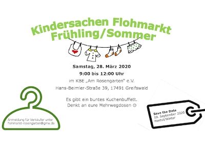 Frühjahr/Sommer Kindersachflohmarkt in Greifswald