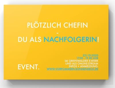 Plötzlich Chefin – DU als Nachfolgerin!