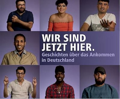 Wir sind jetzt hier. Ein Film über das Ankommen in Deutschland.