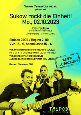 Sukow rockt die Einheit 2023! mit TRiPOD