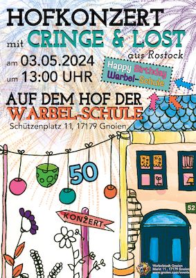 Das Hofkonzert in der Warbel-Schule Gnoien mit "Cringe & Lost"
