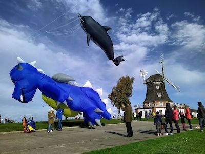 Drachenfest an der Klützer Mühle