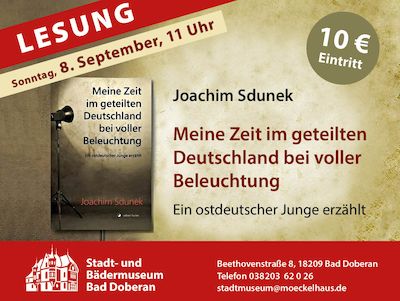 Autorenlesung zum Tag des offenen Denkmals