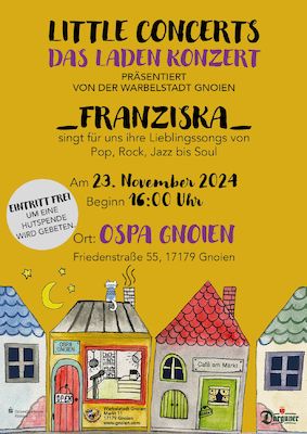 little concerts - Das Laden Konzert mit Franziska