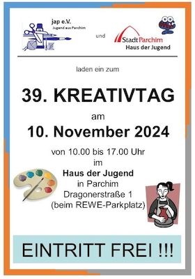 39. Kreativtag im Haus der Jugend Parchim