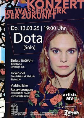 Dota (Solo) im Wasserwerk Malchin