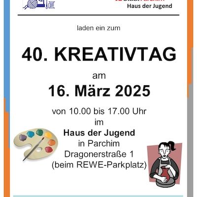 40. Kreativtag im Haus der Jugend