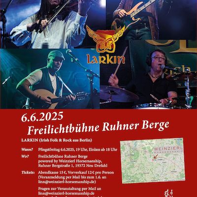LARKIN auf der Freilichtbühne Ruhner Berge