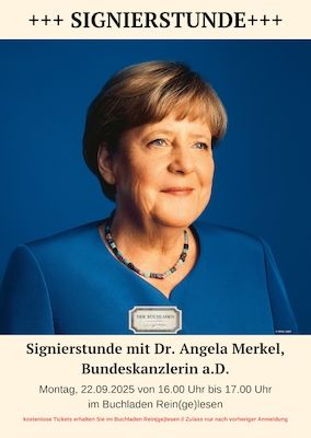 Signierstunde mit Dr. Angela Merkel