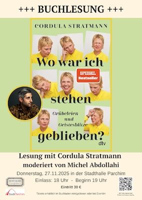 Buchlesung mit Cordula Stratmann und Michel Abdollahi