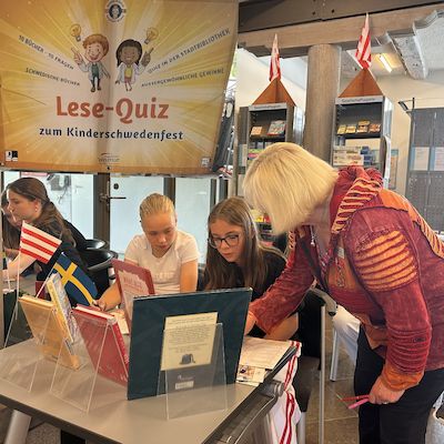Literaturquiz zum Kinderschwedenfest in der Stadtbibliothek