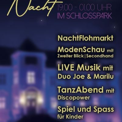 Mondscheinnacht im Schlosspark Quadenschönfeld