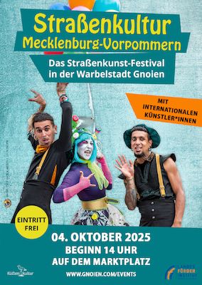 Das 2. Straßenkunst-Festival in der Warbelstadt Gnoien