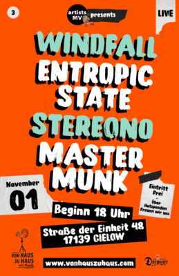 Von Haus zu Haus mit Musik von WINDFALL I ENTROPIC STATE I STEREONO I MASTERMUNK