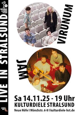 VIRUNUM I JAM - LIVE IN STRALSUND in der KULTURDIELE M8