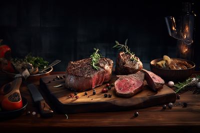 Wildspezialitäten - frisch vom Spieß