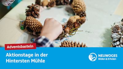 Adventsgestecke basteln