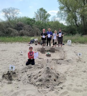 Sandburgenwettbewerb - Eröffnung der Strandsaison