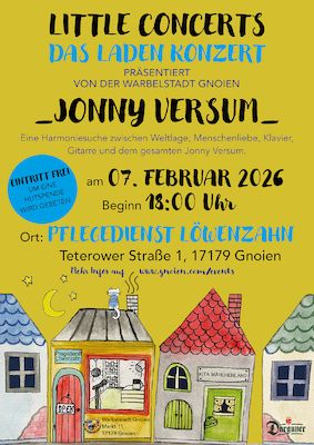 little concerts - Das Laden Konzert mit Jonny Versum