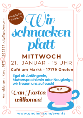 WIR SCHNACKEN PLATT in der Warbelstadt Gnoien