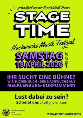 Stage Time - Nachwuchs Musik Festival