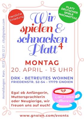 WIR SCHNACKEN PLATT No. 4