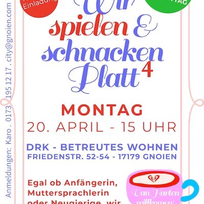 WIR SCHNACKEN PLATT No. 4